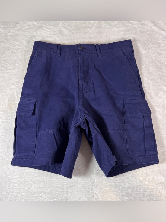 Zara Other - Zara Men’s Size 31 Blue Cargo Shorts Utility Workwear Multi Pocket